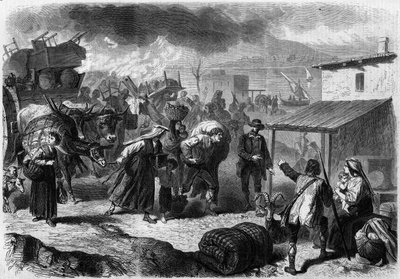 Uitbarsting van de Vesuvius, Italië door French School