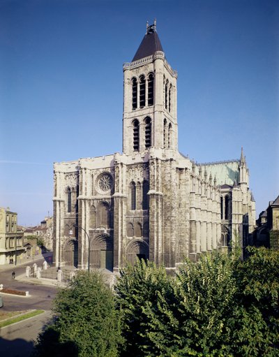 Buitenaanzicht vanuit het zuidwesten, 1122-1281 door French School