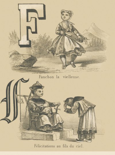 F: Fanchon de oude man / Felicitaties aan de zoon van de hemel door French School