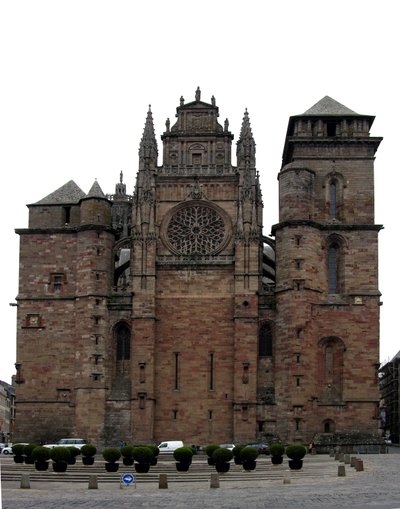Gevel van de Kathedraal van Notre-Dame, 13e-16e eeuw door French School