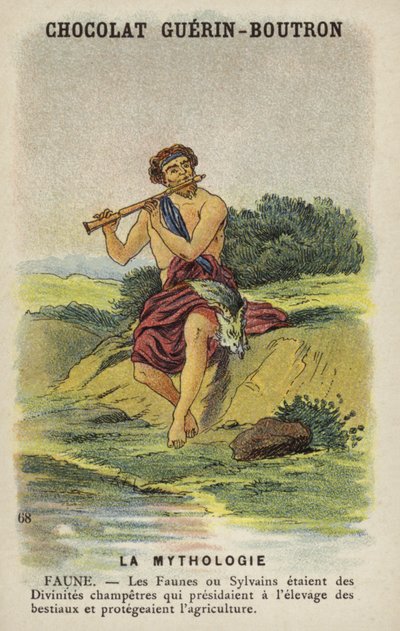 Faun door French School