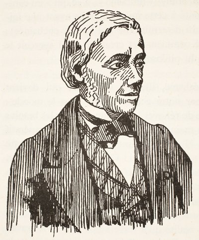 Felix Ravaisson, illustratie uit Histoire de la Nation Francaise, Sciences, Volumes I & II, door Gabriel Hanotaux, 1924 door French School