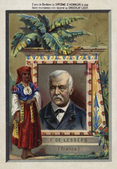 Ferdinand de Lesseps, Franse ondernemer en kanaalbouwer door French School