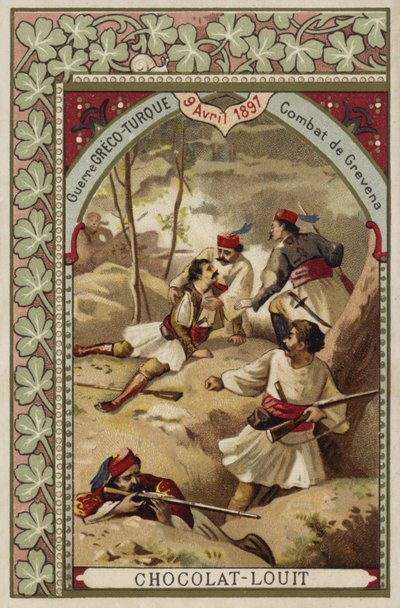 Gevechten bij Grevena, Grieks-Turkse Oorlog, 9 april 1897 door French School