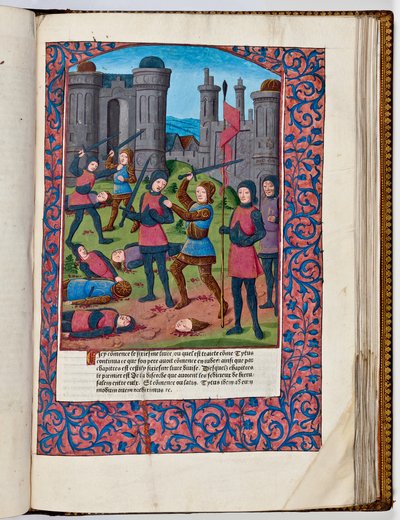 Eerste Joods-Romeinse Oorlog in Jeruzalem, 70 AD door French School