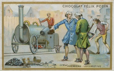Eerste locomotief door French School