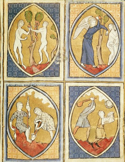 Het verhaal van Adam en Eva, uit Image du Monde door French School