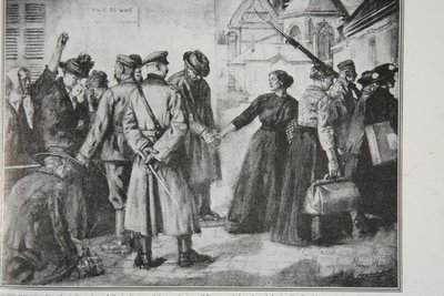 Gedwongen verwijdering van Franse burgers uit Lille naar Duitse arbeidskolonies door French School
