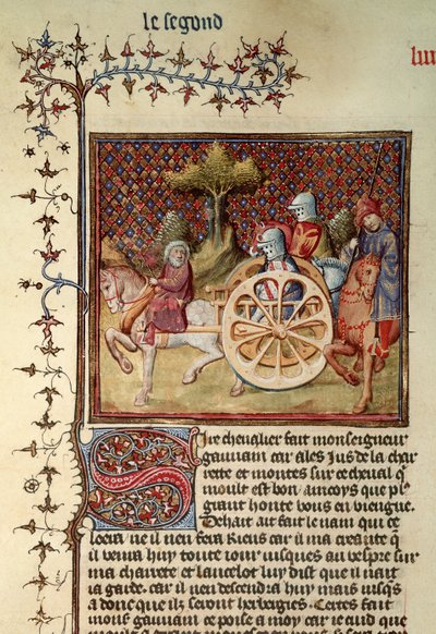 Lancelot, de Ridder van de Kar, 1344 door French School