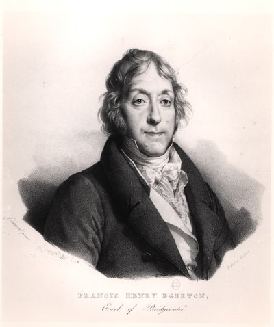 Francis Henry Egerton (1756-1829) Graaf van Bridgewater, gegraveerd door Francois Seraphin Delpech, 1824 door French School