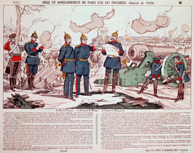 Frans-Pruisische Oorlog: Het Beleg en de Bombardement van Parijs door French School