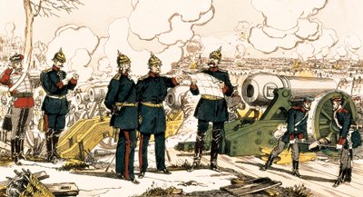 Frans-Duitse Oorlog: Het beleg en de bombardementen van Parijs door French School