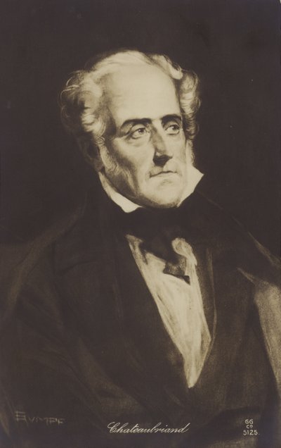 François-René de Chateaubriand (1768-1848), Franse schrijver, politicus en historicus door French School
