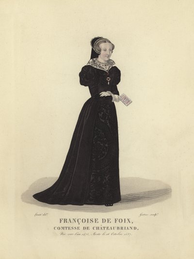 Françoise de Foix, Gravin van Chateaubriand door French School