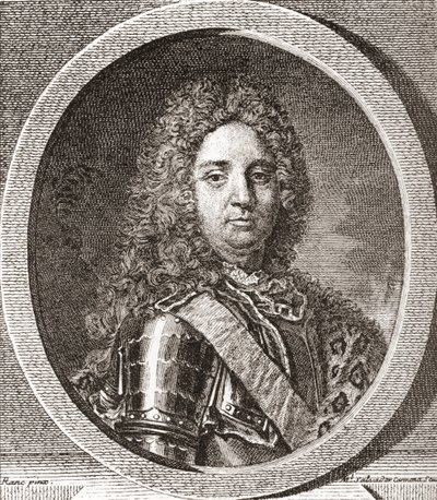 François-Marie de Broglie, 1e hertog van Broglie, 1671-1745. Franse militaire leider. Uit Les Heures Libres gepubliceerd in 1908 door French School
