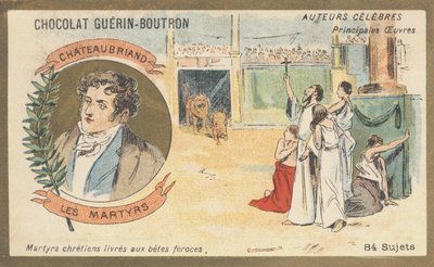François-René, Burggraaf van Chateaubriand (1768-1848), Franse schrijver en politicus, auteur van 