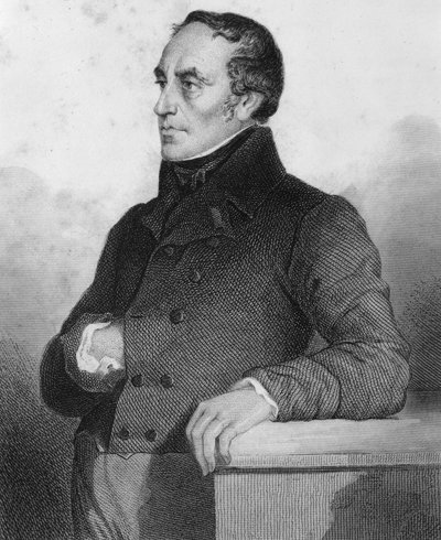 François Guizot (1787 - 1874), Franse politicus en historicus - gravure in 