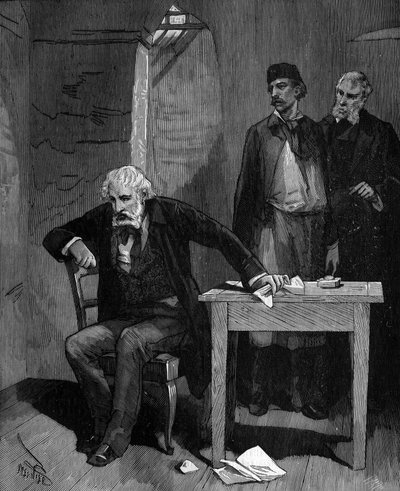 Frederic Sauvage (1786 - 1857), Franse uitvinder in een huis aan het einde van zijn leven. door French School