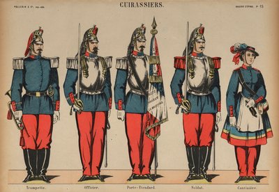 Franse leger cuirassiers door French School