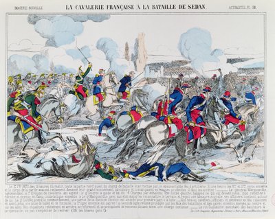 Franse cavalerietroepen bij de slag om Sedan, 1 september 1870 door French School