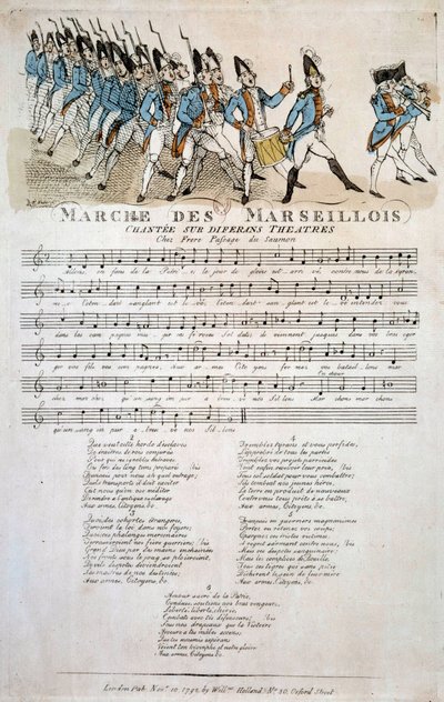 Franse Revolutie: partituur van 