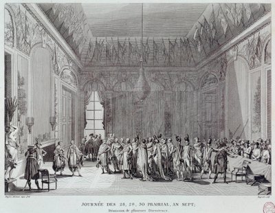 Franse Revolutie: de dagen van 28, 29 en 30 Prairial van het jaar VII door French School