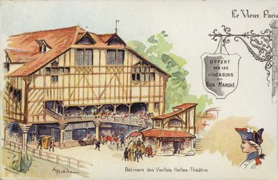 Frans theater door French School