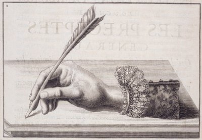 Franse kalligrafie: 