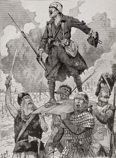 Franse propagandaposter getiteld 