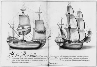 Fregatten, La Rochelle, illustratie uit 
