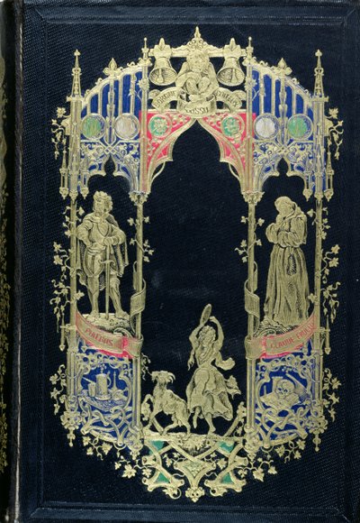 Omslag van een editie van Notre-Dame de Paris door Victor Hugo (1802-85) gepubliceerd door Editions Perrotin, Parijs, 1844 door French School