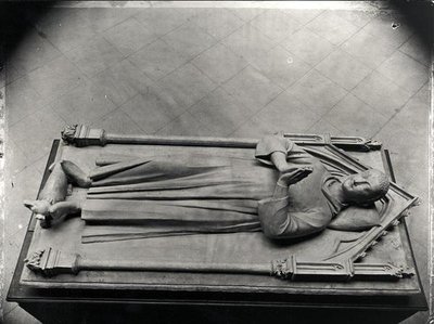 Begrafenisbeeld van Louis de France (1243-60), oudste zoon van Saint Louis, uit de abdij van Royaumont (gipsafgietsel van een graf in Basilique Saint-Denis) door French School