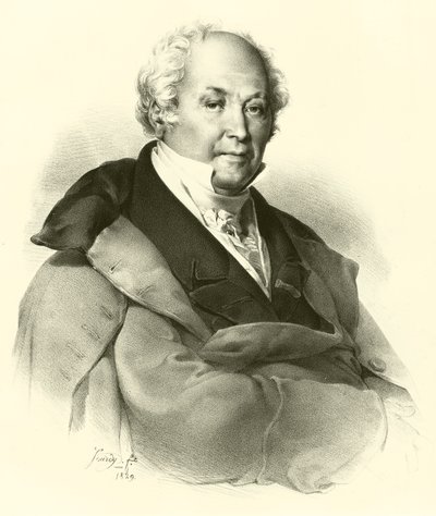 G Letierre, portret door French School