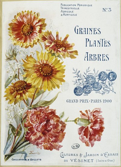 Gaillardes en anjers - Omslag van het tijdschrift 