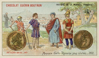 Gallo-Romeins geld uit het bewind van Julianus, 362 door French School