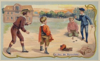Spel van quoits door French School