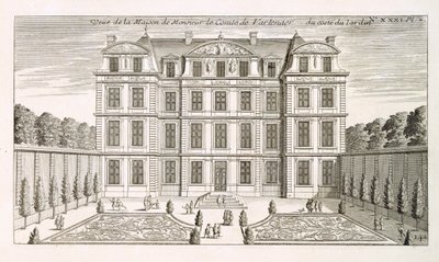 Tuinverhoging van het huis van Graaf Vartenaer, ca. 1720 door French School
