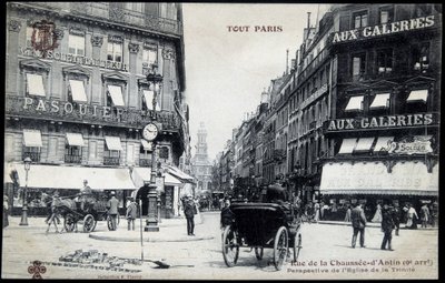 Tuinen van het Paleis van de Elysee door French School
