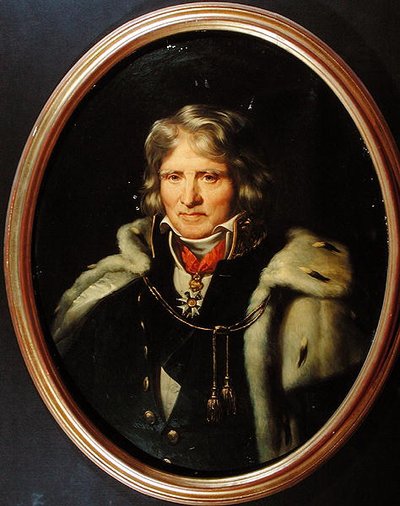 Gaspard Riche (1755-1839) Baron de Prony, c.1830 door French School