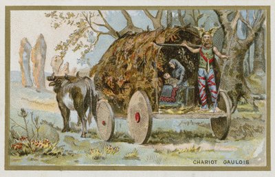 Gallische wagen door French School