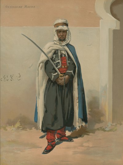 Maure Gendarme door French School