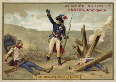 Generaal Augereau bij de Slag bij Castiglione, Italië, Franse Revolutionaire Oorlogen, 3-5 augustus 1796 door French School