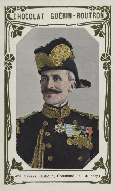 Generaal Bailloud, Commandant van het 19e korps door French School