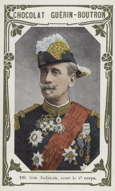 Generaal Dalstein, commandant van het 6e korps door French School