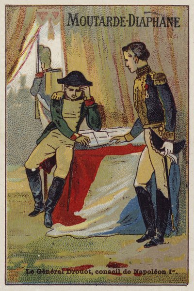 Generaal Drouot adviseert Napoleon door French School