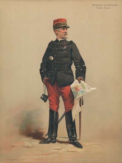 Divisiegeneraal, kleine tenue door French School