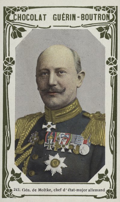 Generaal de Moltke, chef van de Duitse generale staf door French School