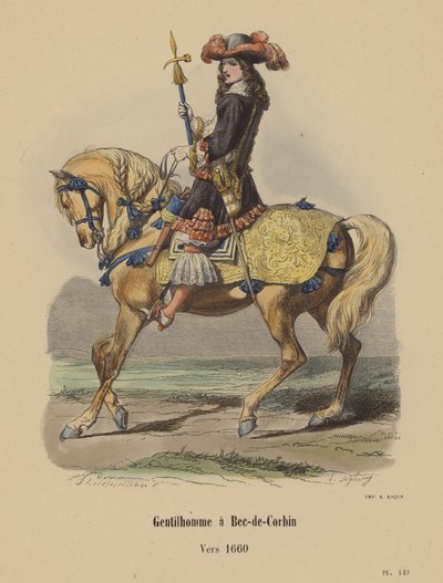 Edelman met Bec-de-Corbin, Rond 1660 door French School