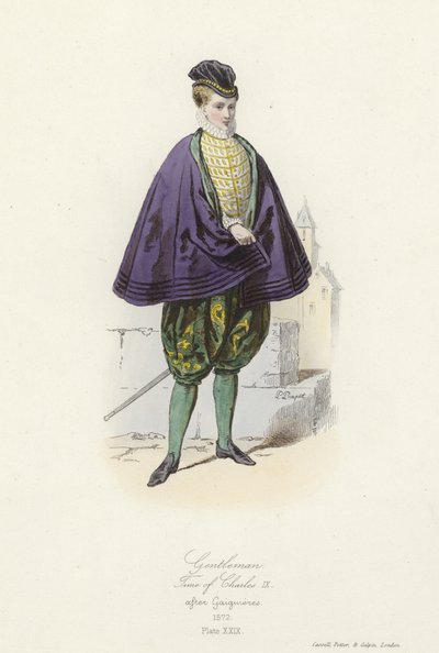 Edelman uit de tijd van Karel IX van Frankrijk door French School