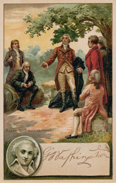 George Washington voor de Amerikaanse Revolutie door French School